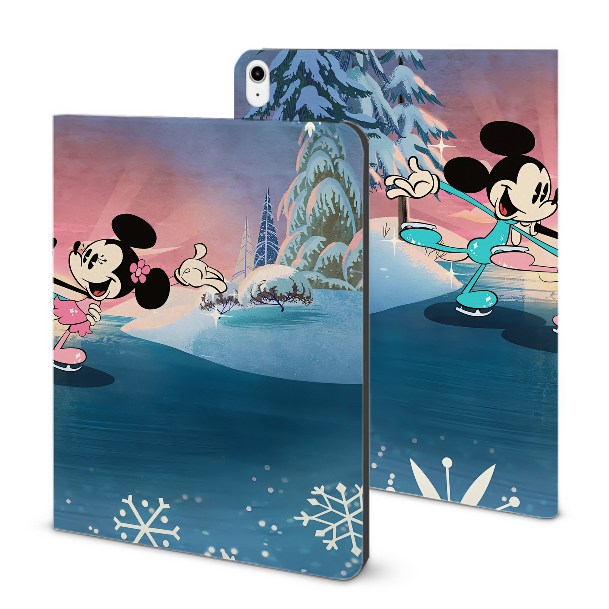 （画像用） ミッキーマウス Mickey Mouse IPadケース ペンホルダー付き ブックスタイルデザイン